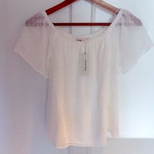 White blouse NWT XSmall